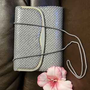 Small Bag Gray Metal Mesh Magnet Closing